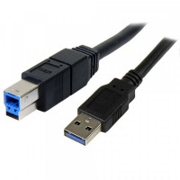USB A to USB B Cable Startech USB3SAB3MBK          Black
