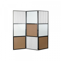 Folding screen DKD Home Decor Metal Bamboo Crystal (180 x 1.8 x 180 cm)