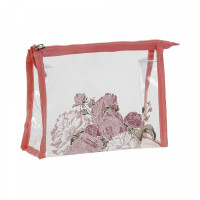 Toilet Bag DKD Home Decor Multicolour PVC Floral Glam (20 x 6 x 15 cm)