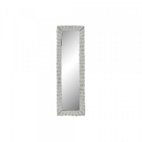 Dressing Mirror DKD Home Decor wicker Crystal (43 x 4 x 133 cm)