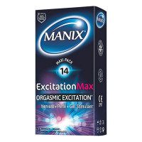 Condoms Manix Excitation Max No 18,5 cm (14 uds)