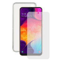 Tempered Glass Mobile Screen Protector + Mobile Case Samsung Galaxy A30s/A50 Contact