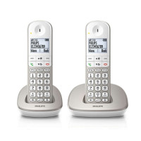 Wireless Phone Philips XL4902S/34 1,9" 550 mAh GAP (2 pcs) White