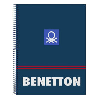 Notepad Benetton Navy A4 Navy Blue