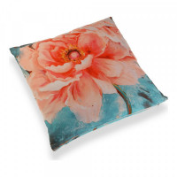 Cushion with Filling Flower Polyester (15 x 45 x 45 cm)