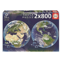 Puzzle Planet Earth Educa Ø 59 cm (2 x 800 pcs)