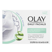 Make Up Remover Wipes Cleanse Daily Facials Micellar Olay (30 pcs) Dry skin