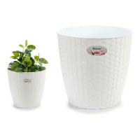 Plant pot Stefanplast White Plastic (29 x 26,5 x 29 cm)
