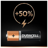 Alkaline Batteries DURACELL Plus Power DURLR6P8B LR6 AA 1.5V (8 pcs)
