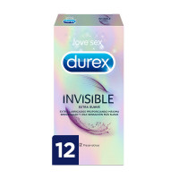 Invisible Extra Sensitivo Condoms Durex (12 uds)