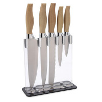 Set of Kitchen Knives and Stand Quid Baobab (5 pcs)