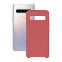 Mobile cover Samsung Galaxy M10 KSIX Soft Red