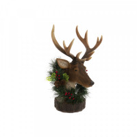 Decorative Figure DKD Home Decor PVC Resin Reindeer (25 x 23 x 38.5 cm)