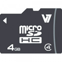 Micro SD Card V7 VAMSDH4GCL4R-2E 4GB