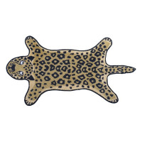 Carpet DKD Home Decor Leopard Polyester (115 x 60 x 1 cm)