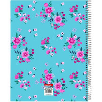 Notepad Bohemian Pink Turquoise A4