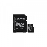 Micro SD Memory Card with Adaptor Kingston CANVAS Select Plus 32 GB Black