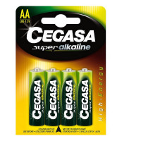 Alkaline Batteries Cegasa LR6 AA 1,5V (4 uds)