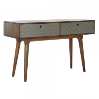 Side table DKD Home Decor Grey Mango wood (120 x 45 x 75 cm)
