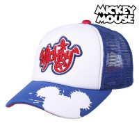 Unisex hat Mickey Mouse White (56 cm)