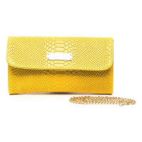 Women's Handbag Trussardi D66TRC1018-GIALLO Leather Yellow