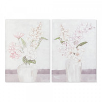 Painting DKD Home Decor Canvas Vase (2 pcs) (70 x 3 x 100 cm)