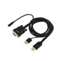 HDMI to VGA Adapter approx! APPC22 3,5 mm USB 60 Hz