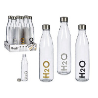 Bottle H2O Glass 1 L