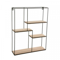 Shelves Metal (11 x 50,5 x 40 cm) Wood