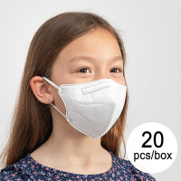 Protective Respirator Mask FFP2 NR HC005 Children's White (Pack of 20)