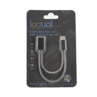 USB-C Cable OTG 3.0 iggual 20 cm