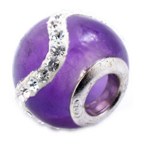 Ladies'Beads Viceroy VMM0212-17 (1 cm) Purple Silver (1 cm)