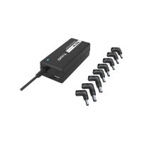 Laptop Charger TooQ TQLC-65BS02AT 65W 8 Connectors Black