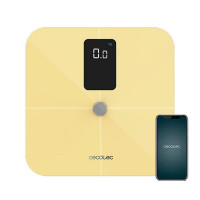 Digital Bathroom Scales Cecotec Surface Precision 10400 Smart Healthy Vision Yellow
