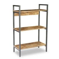 Shelves 3 Shelves Metal MDF Wood (95 x 60 x 32 cm)