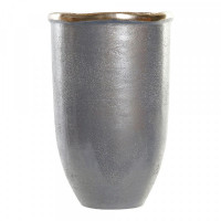 Vase DKD Home Decor Silver Aluminium (18 x 18 x 28 cm)