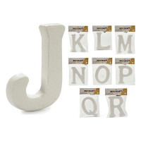 Letters JKLMNOPQR White (2,5 x 22 x 17 cm) (9 pcs)