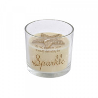 Candle DKD Home Decor Christmas Star (8 x 8 x 7.5 cm)