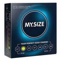 Condoms Mister Size 04111590000 (3 pcs) 16,3 cm