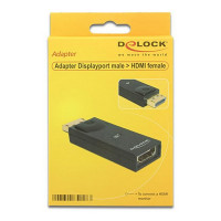 DisplayPort to HDMI Adapter DELOCK 65258 Black