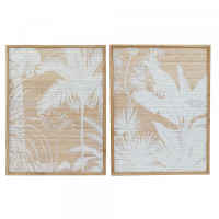 Painting DKD Home Decor Wood Bamboo Palms (60 x 4 x 80 cm)