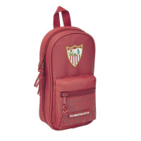 Backpack Pencil Case Sevilla Fútbol Club Red (33 Pieces)