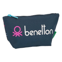 School Toilet Bag Benetton Dot Com Navy Blue