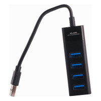 4-Port USB Hub 3.0 ELBE Black