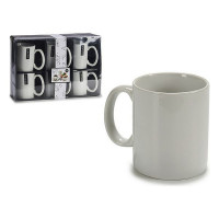 Set of Mugs Porcelain (6 Pieces) (8 x 9,6 x 12 cm)