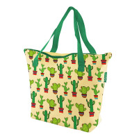 Beach Bag Cactus Party Polyester (50 X 39 x 17 cm)