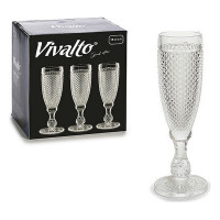 Wineglass Vivalto Crystal (7 x 20 x 7 cm) (185 ml)
