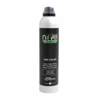 Cover Up Spray for Grey Hair Green Dry Color Nirvel Black (300 ml)