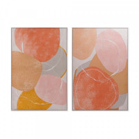 Painting DKD Home Decor polystyrene Abstract (2 pcs) (80 x 4.3 x 120 cm)