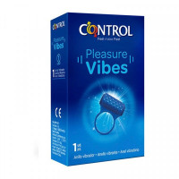 Cock Ring Pleasure Vibes Control Blue